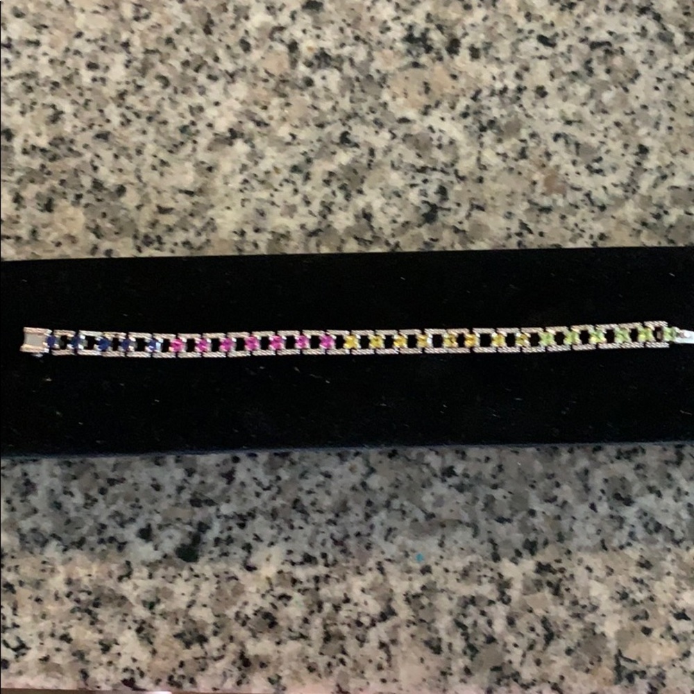 SOLD- Kay Jewelers Multi Colored Gem Bracelet
